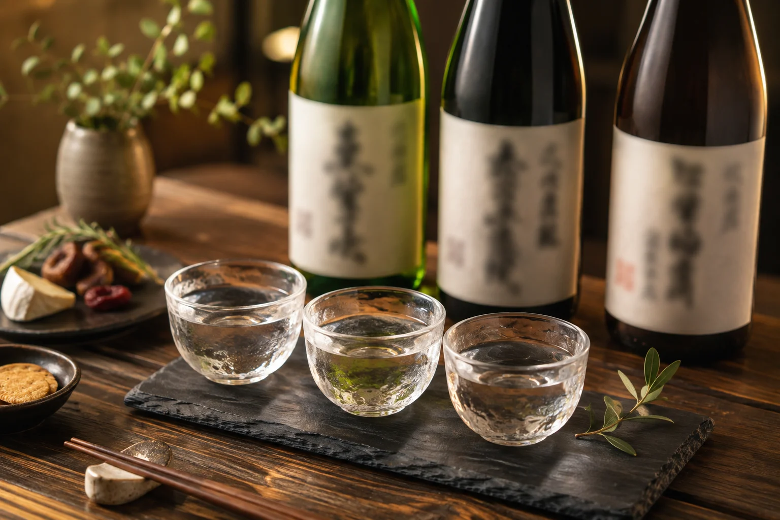 日本酒飲み比べ （SENSE’Sの秋プラン）